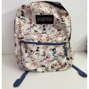 Disney Jansport Minney Mouse Daisy Duck Backpack Superbreak Pockets Padded